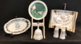 Assorted Comemorative Plates, Bell, etc.