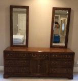 American of Martinsville Triple Dresser with (2)