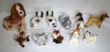 Assorted Ceramic Dog Figurines, Ceramic