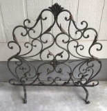 Metal Single Panel Fireplace Screen