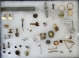 Assorted Men’s Jewelry Items: Cuff Links,