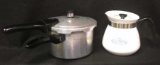 Presto Pressure Cooker and Corning Ware Coffee