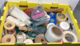 Box of  Assorted Twine and Tape