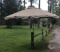 Large Outdoor Folding Umbrella with Hand Crank