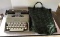 Olivetti Lettera 35 Typewriter and Carrying