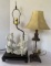 (2) Table Lamps: 19” to Top of Shade and 25” to