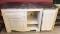 Painted Wood Cabinet with Built In U-Line