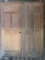 Solid Wood Raised Panel Double Door Set, 60’ w