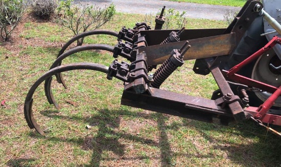 Heavy Duty 3 Prong, 3 Point Hitch Root Plow with