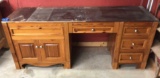 Solid Pine Desk (needs new top)--74