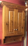 Solid Pine Wall Mounted Cabinet--26