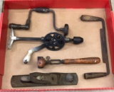 Assorted Antique Tools including Wood