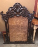 Ornately Carved Mahogany Mirror Frame (minor