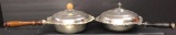 Set of Two Covered 11”  Covered Chafing Dishes