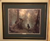 Framed & Double Matted Print--Morning in a