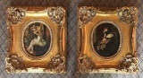 (2) Framed Pictures on Ornate Gold Frames--16