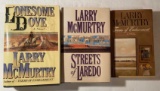 (3) Novels by Larry McMurty: “Lonesome Dove” 1st