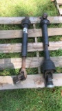 (2) PTO shafts