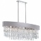 Dainolite 8-Light Oval Crystal Chandelier -