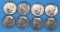 (8) 1973 U. S. Kennedy Half Dollars--D Mint Mark