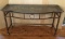 Collage Metal Console Table, Hand Wrought-Iron