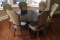 Expresso Round Dining Table & (6) Dining