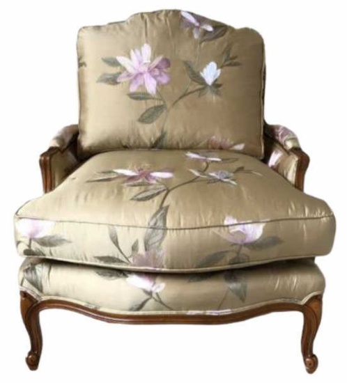 Custom Upholstered Chair, Outside Width 33 1/2" x