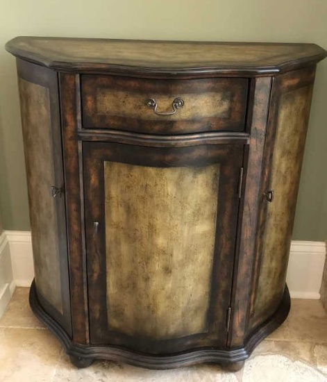 Platt Collection Hand Painted Commode,  One