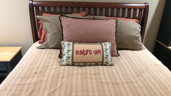Custom Queen-Size Bedding Ensemble