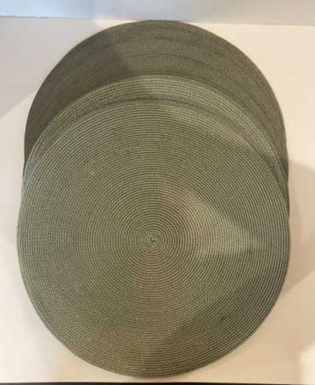 (12) Round Placemats - Deborah Rhodes New York