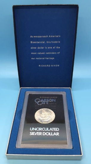 1883 Uncirculated Carson City Morgan Silver
