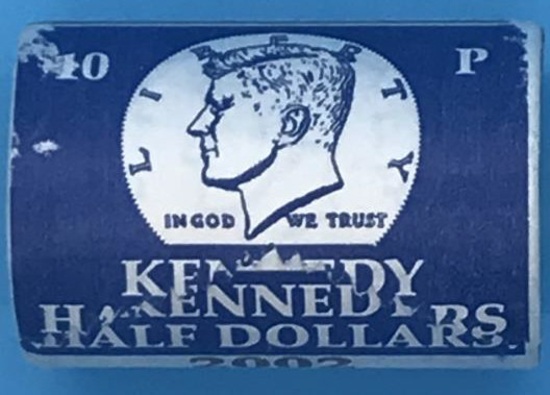 2002 U. S. Mint Issued $10 Kennedy Half Dollar