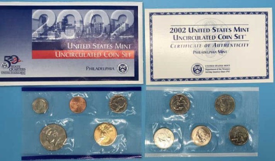 2002 Uncirculated  United States Mint Coin Set