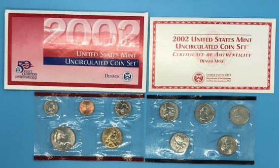 2002 United States Mint Uncirculated Coin Set