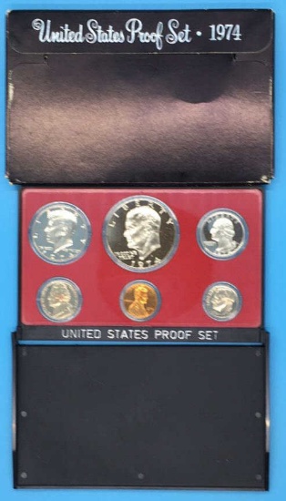 1974 S United States Mint Proof Set in