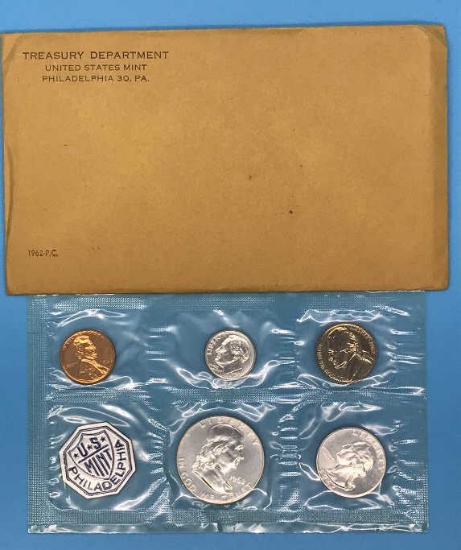 1962 U. S. Mint Philadelphia Proof Set in Original