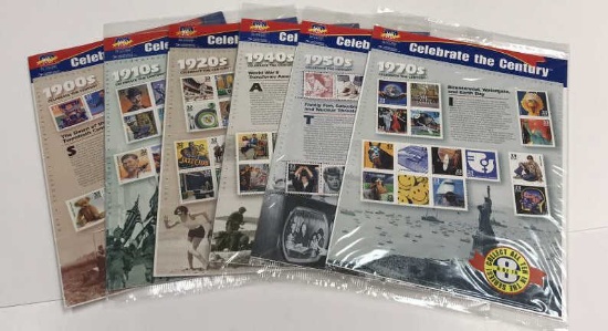 Celebrate the Century Stamps--1900s, 1910s, 1920s,