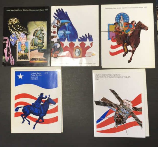 1973, 1974, 1975, 1977, 1978 Souvenir Mint U. S.
