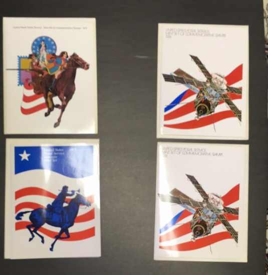 1973, (2) 1974, 1975 Souvenir Mint U. S.