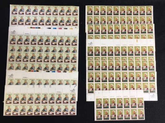 (214) U. S. Postage Stamps, 15 Cents:  (100)