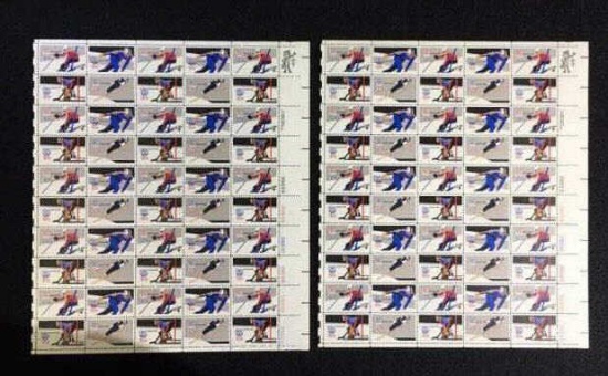 (100) 1980 U. S. Postage Stamps--1980