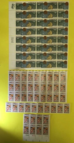 1975 U. S. Postage Stamps:  (40) Banking and