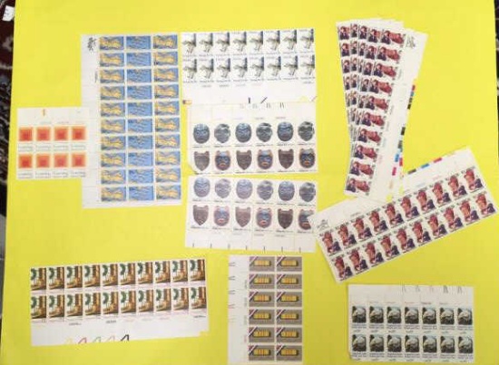 Assorted U. S. Postage Stamps:  (70) W. C.