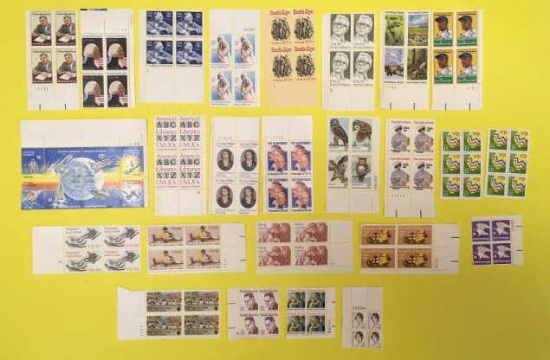 Assorted U. S. Postage Stamps:  (4) Whitney