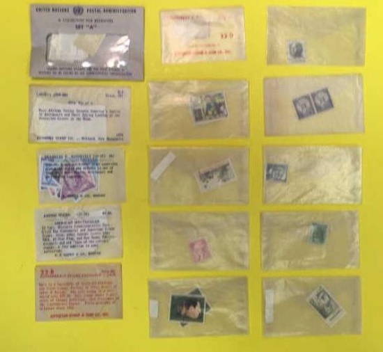 Assorted U. S. Postage Stamps, etc.