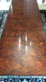 Rectangular Double Pedestal Mahogany Dining