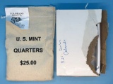 $25.00 United States Mint State Quarters (P)--