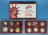 2004 United States Mint Silver Proof Set with COA