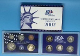 2002 United States Mint Proof Set with COA