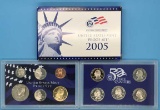 2005 United States Mint Proof Set with COA